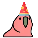 🎂-Party Parrot, Telegram Sticker