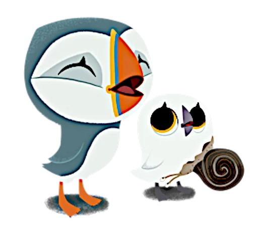 PuffinRock, telegram sticker