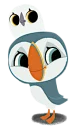 😌-PuffinRock, Telegram Sticker