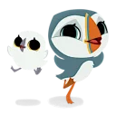 😁-PuffinRock, Telegram Sticker