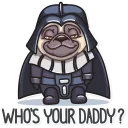 😏-Pug Power, Telegram Sticker
