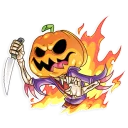 😈-Jack Pumpkinhead, Telegram Sticker