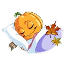 😴-Jack Pumpkinhead, Telegram Sticker
