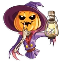 🤫-Jack Pumpkinhead, Telegram Sticker