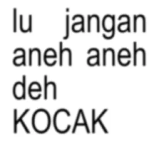 🌟-Brat KOCAK versi @Jorook, Telegram Sticker
