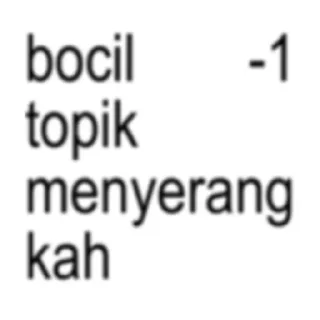 🌟-Brat KOCAK versi @Jorook, Telegram Sticker