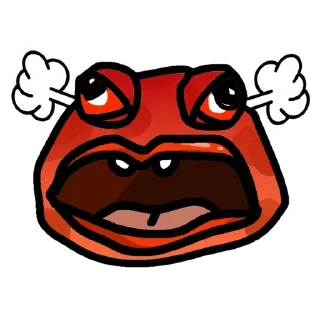 😤-Пупа и Лупа @gnilyebaby, Telegram Sticker