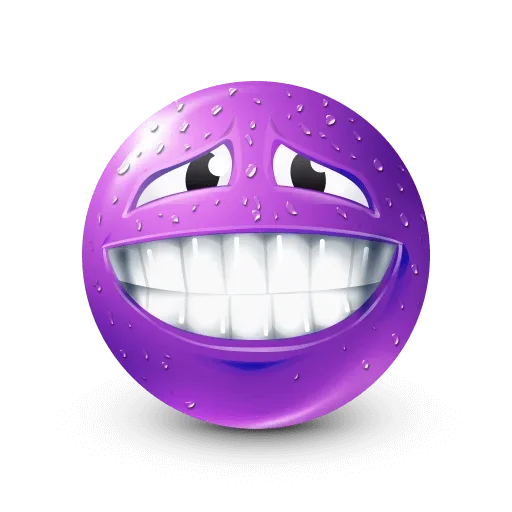Purple Emoji • @TgStickery, telegram sticker