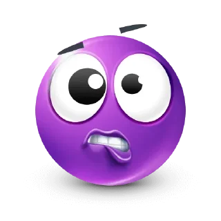 🤩-Purple Emoji • @TgStickery, Telegram Sticker