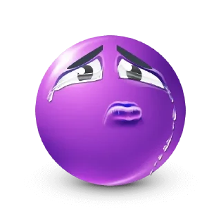 🤩-Purple Emoji • @TgStickery, Telegram Sticker