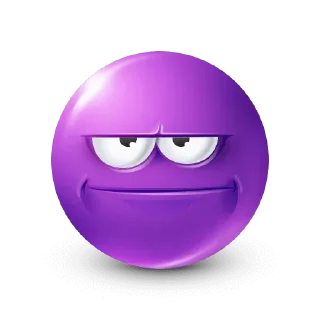 🤩-Purple Emoji • @TgStickery, Telegram Sticker