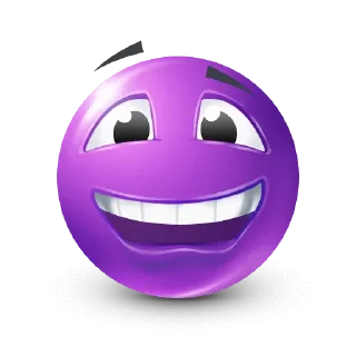 🤩-Purple Emoji • @TgStickery, Telegram Sticker
