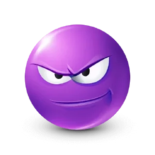 🤩-Purple Emoji • @TgStickery, Telegram Sticker