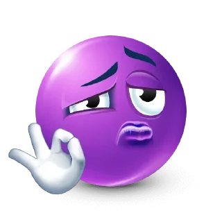 🤩-Purple Emoji • @TgStickery, Telegram Sticker