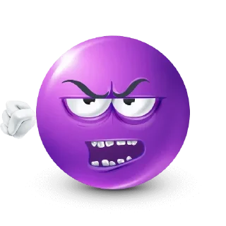 🤩-Purple Emoji • @TgStickery, Telegram Sticker