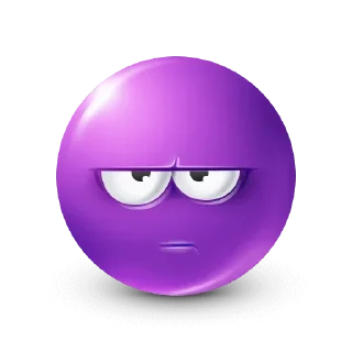 🤩-Purple Emoji • @TgStickery, Telegram Sticker