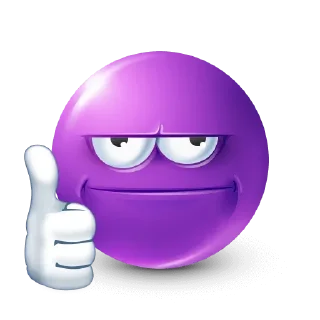 🤩-Purple Emoji • @TgStickery, Telegram Sticker