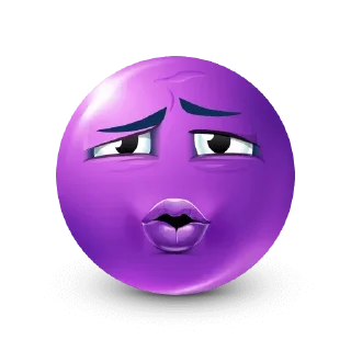 🤩-Purple Emoji • @TgStickery, Telegram Sticker
