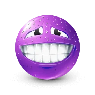 🤩-Purple Emoji • @TgStickery, Telegram Sticker