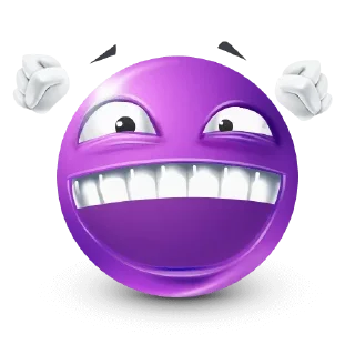 🤩-Purple Emoji • @TgStickery, Telegram Sticker