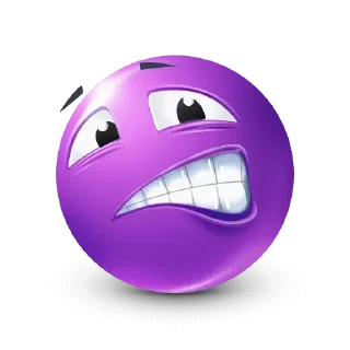 🤩-Purple Emoji • @TgStickery, Telegram Sticker