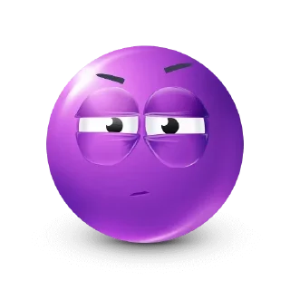 🤩-Purple Emoji • @TgStickery, Telegram Sticker