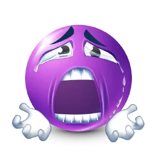 🤩-Purple Emoji • @TgStickery, Telegram Sticker