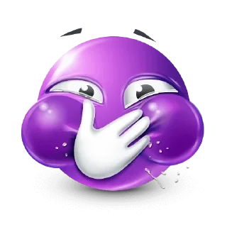 🤩-Purple Emoji • @TgStickery, Telegram Sticker