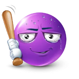 🤩-Purple Emoji • @TgStickery, Telegram Sticker