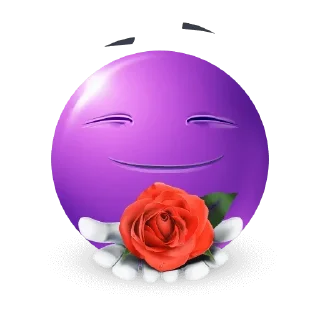🤩-Purple Emoji • @TgStickery, Telegram Sticker