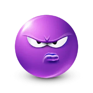 🤩-Purple Emoji • @TgStickery, Telegram Sticker