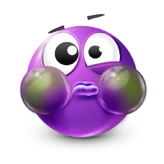 🤩-Purple Emoji • @TgStickery, Telegram Sticker