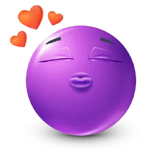 🤩-Purple Emoji • @TgStickery, Telegram Sticker