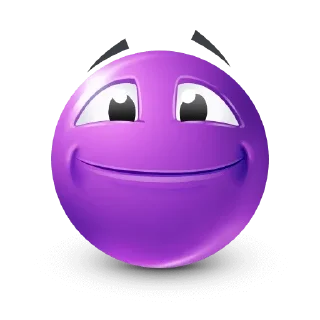 🤩-Purple Emoji • @TgStickery, Telegram Sticker