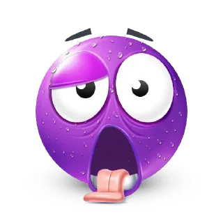 🤩-Purple Emoji • @TgStickery, Telegram Sticker