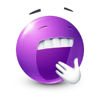 🤩-Purple Emoji • @TgStickery, Telegram Sticker