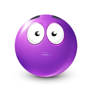 🤩-Purple Emoji • @TgStickery, Telegram Sticker