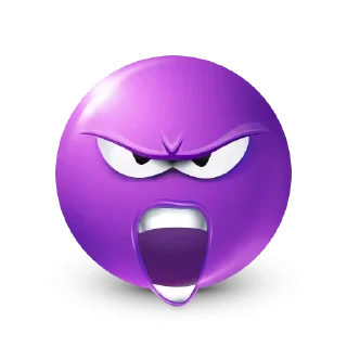 🤩-Purple Emoji • @TgStickery, Telegram Sticker