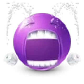 🤩-Purple Emoji • @TgStickery, Telegram Sticker