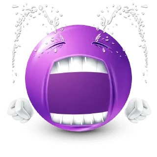 🤩-Purple Emoji • @TgStickery, Telegram Sticker