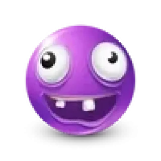 🤩-Purple Emoji • @TgStickery, Telegram Sticker