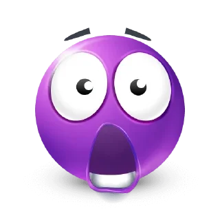 🤩-Purple Emoji • @TgStickery, Telegram Sticker