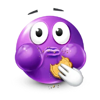 🤩-Purple Emoji • @TgStickery, Telegram Sticker