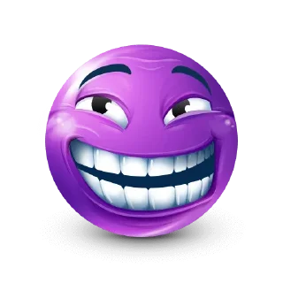 🤩-Purple Emoji • @TgStickery, Telegram Sticker