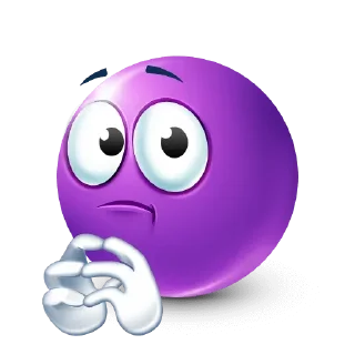 🤩-Purple Emoji • @TgStickery, Telegram Sticker