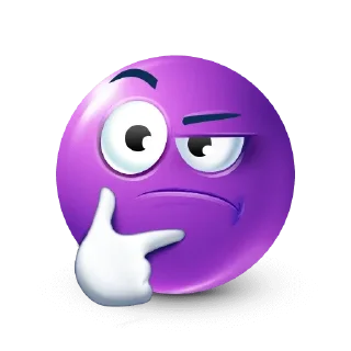 🤩-Purple Emoji • @TgStickery, Telegram Sticker
