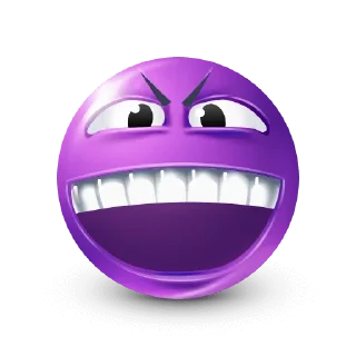 🤩-Purple Emoji • @TgStickery, Telegram Sticker