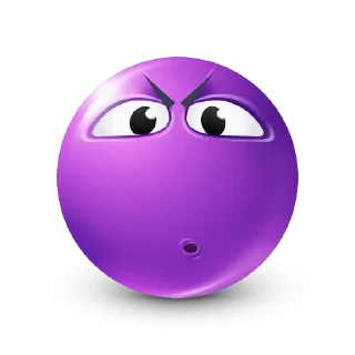 🤩-Purple Emoji • @TgStickery, Telegram Sticker