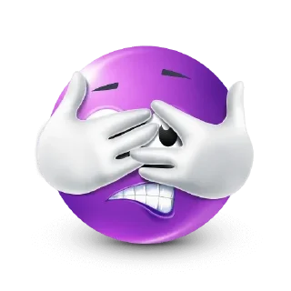 🤩-Purple Emoji • @TgStickery, Telegram Sticker