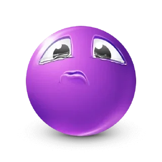 🤩-Purple Emoji • @TgStickery, Telegram Sticker
